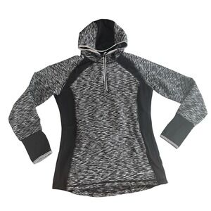 Avalanche Women's Size M active+base layering Sweatshirt Hoodie Ponytail Gray